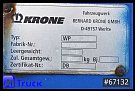 semiremorci transfer containere - bordaj - Krone WB 7.45, Bordwand, Portaltüren, 1 Vorbesitzer - bordaj - 2