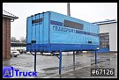 semiremorci transfer containere - Pritsche offen - Krone WB 7.45, Bordwand, Portaltüren, 1 Vorbesitzer - Pritsche offen - 14