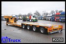 Trailer - Low loader - Goldhofer 4 Achs Tiefbett, Tieflader, Auffahrrampen, - Low loader - 5