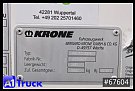 Сменяеми контейнери - Надстройка гладка - Krone WB BDF 7,45 Koffer, Klapptische,  2520mm innen - Надстройка гладка - 2