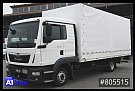 Lastkraftwagen > 7.5 - Skrzynia ciężarówki i plandeka - MAN TGL 8.190 Pritsch + Plane, Schalfkabine,LBW - Skrzynia ciężarówki i plandeka - 7