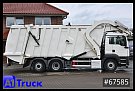 Lastkraftwagen > 7.5 - Camion de voirie - MAN TGS 26.320, Faun 533 Frontlader, Überkopflader Müllwagen, - Camion de voirie - 2