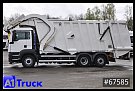 Lastkraftwagen > 7.5 - camiões de recolha de lixo - MAN TGS 26.320, Faun 533 Frontlader, Überkopflader Müllwagen, - camiões de recolha de lixo - 6