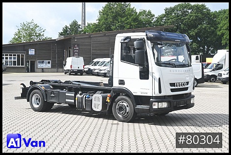 Lastkraftwagen < 7.5 - Volquete de caja basculante - Iveco - Eurocargo ML 80E18/ Abroller,Ellermann