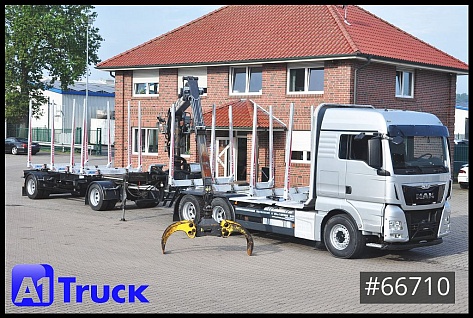 Lastkraftwagen > 7.5 - Автокран - MAN - TGX 26.480, Holz Kesla 2109, 6x4,