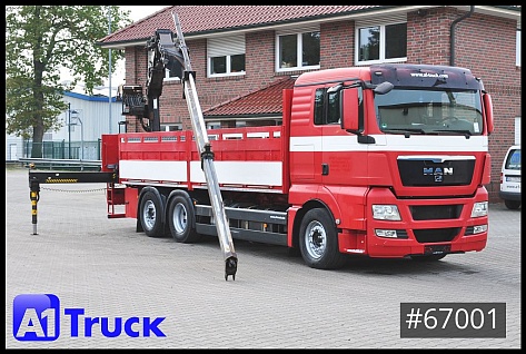 Lastkraftwagen > 7.5 - Camion-grue - MAN - TGX 26.400, Hiab Kran, Lenk-Liftachse,