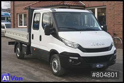 Lastkraftwagen < 7.5 - carroçaria aberta - Iveco - Daily 35S14 Doka Maxi Pritsche, AHK, Tempomat