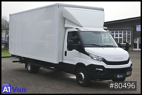 Lastkraftwagen < 7.5 - container - Iveco - Iveco Daily 72C17 Koffer, LBW, Automatik, Luftfederung
