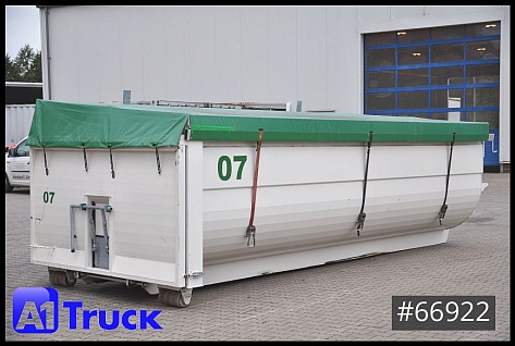semiremorci transfer containere - Abrollcontainer - Hueffermann - Abrollcontainer, 25m³, Abrollbehälter, Getreideschieber,