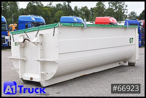Swap body - Abrollcontainer - Hueffermann - Abrollcontainer, 25m³, Abrollbehälter, Getreideschieber,