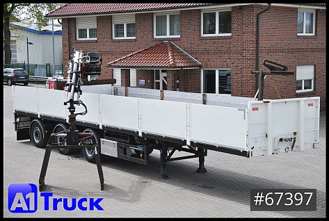 Trailer - Truck crane - Krone - Kennis 16R  Rollkran, Kran Lenk + Lift