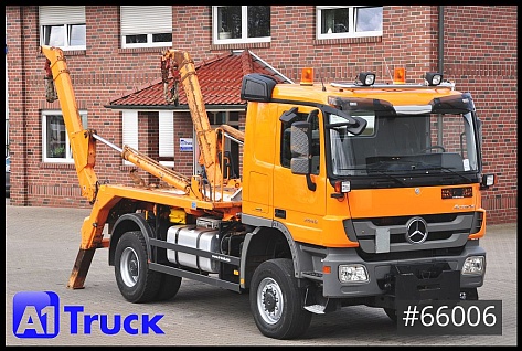 Lastkraftwagen > 7.5 - camion pentru transfer de containere - Mercedes-Benz - Actros 2046, 4x4 Allrad, Meiller, Anbauplatte,