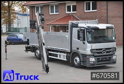 Lastkraftwagen > 7.5 - الجدران - Mercedes-Benz - Actros 2541 MP3, Palfinger PK 21.000L, Lift-Lenk