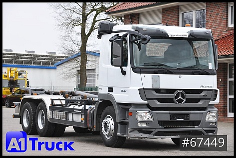 Lastkraftwagen > 7.5 - Vozidlo - nosič kontajnerov s kolieskami - Mercedes-Benz - Actros 2644, Abrollkipper, Meiller, 6x4,
