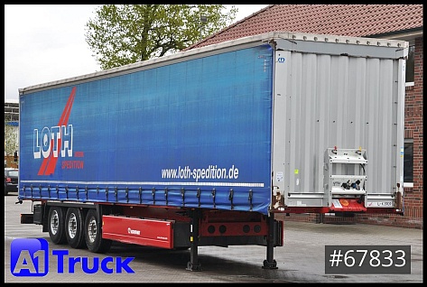 مقطورة الشحن - صندوق الشاحنة - Krone - SD, Standard, Staplerhalterung,  Liftachse,