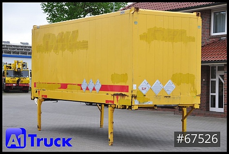 Сменные кузова - Гладкий кузов-фургон - Krone - BDF 7,45  Container, 2800mm innen, Wechselbrücke
