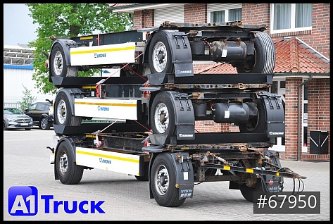 Swap body - BDF trailer - Krone - 3 er Paket Bj 2014,  1 Vorbesitzer, Standard