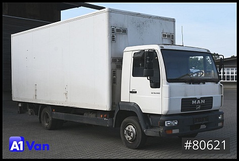 Lastkraftwagen < 7.5 - Надстройка - MAN - L2000 8.140 Koffer, LBW